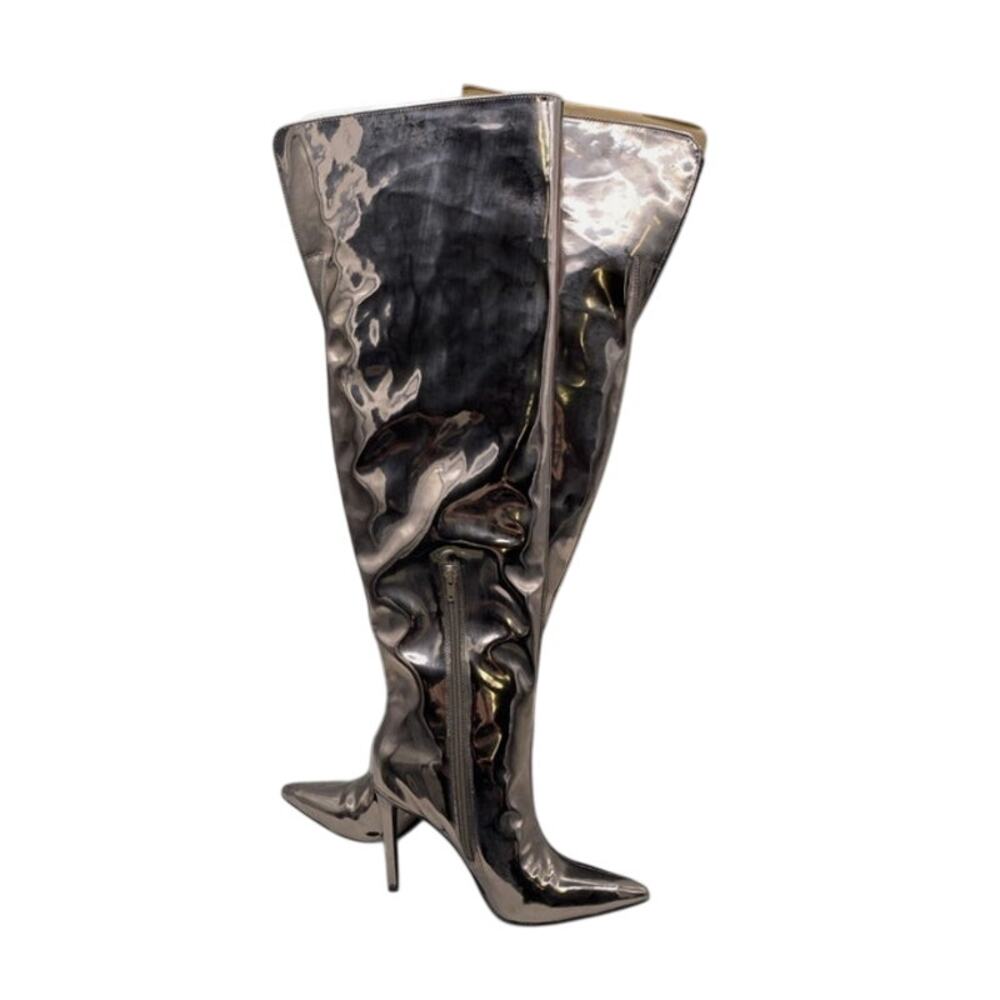 Sedona Womens Metallic Over the Knee Boots